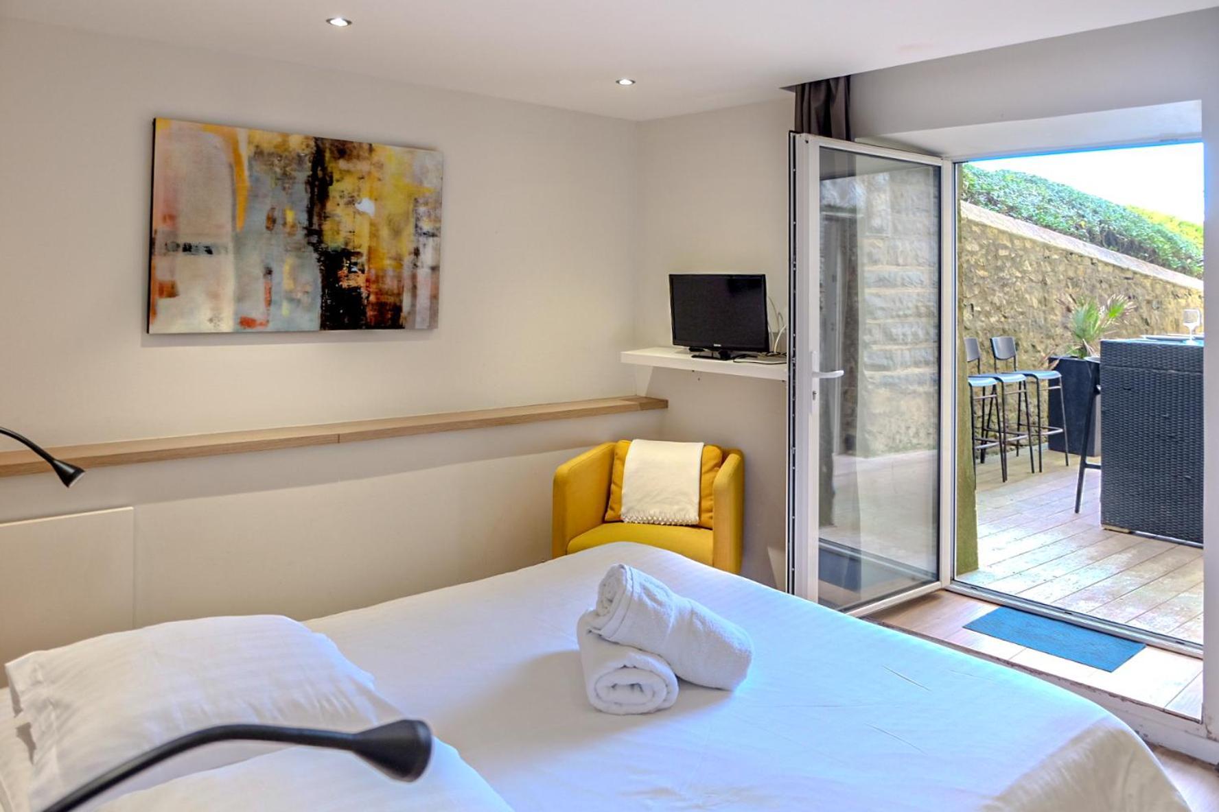 Magnifique Appartement Avec Terrasse, Parking Et Vue Sur L'Ocean Pour 5 Biarritz Exterior photo