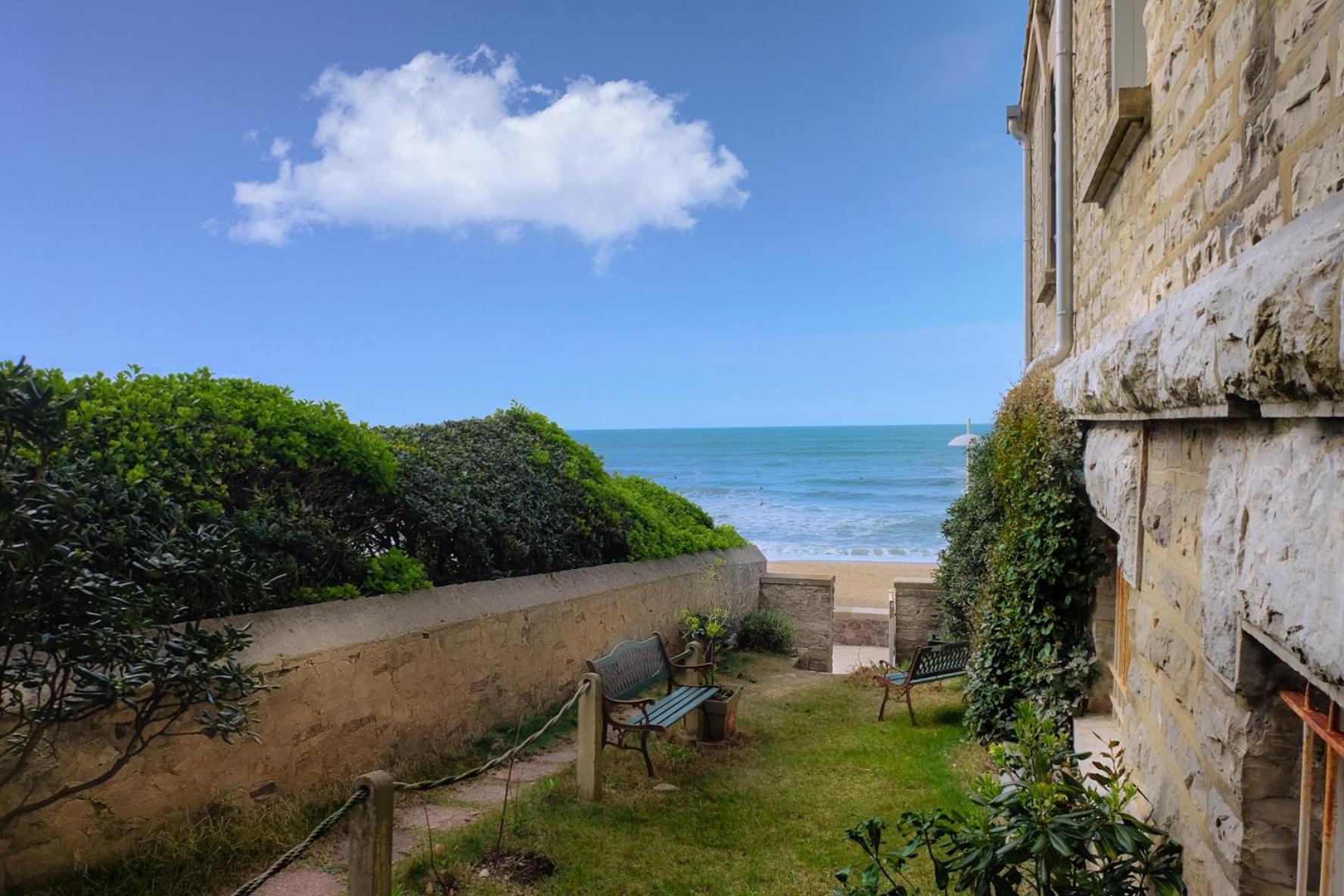 Magnifique Appartement Avec Terrasse, Parking Et Vue Sur L'Ocean Pour 5 Biarritz Exterior photo